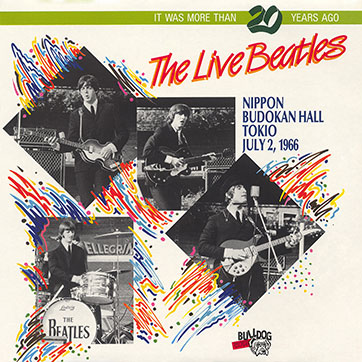 The Beatles Live at NIPPON BUDOKAN HALL Tokio July 2, 1966 (Bulldog Records BGLP-002) – cover, front side