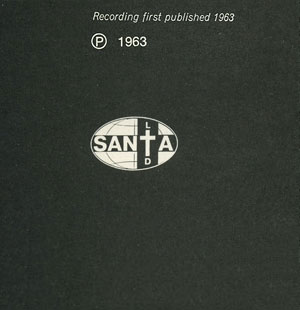 The Beatles − WITH THE BEATLES (Santa П93 00535) − fragment with Santa logo