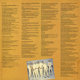 Original UK edition of <strong>GIVE MY REGARDS TO BROAD STREET</strong> LP by Parlophone – picture inner sleeve, front side