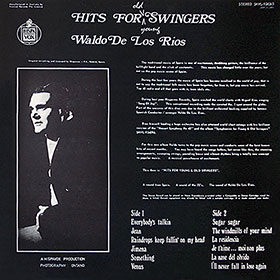 Album (12 inch LP) HITS FOR YOUNG AND OLD SWINGERS released by Hispavox in Australia, back side