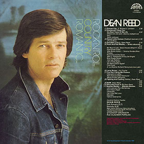 Dean Reed – DEAN REED. ROCK-N-ROLL, COUNTRY, LYRICAL SONGS... - альбом, выпущенный фирмой Supraphon (Чехословакия), оборотная сторона