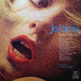 Original edition of LP JE T’AIME by Anthony Ventura and the orchestra released by Ariola in 1973