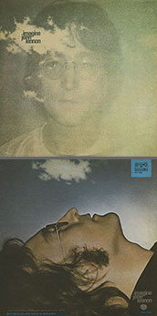 John Lennon - IMAGINE (Balkanton ВТА 12502) – color tint of the sleeve carrying var. B of the back side