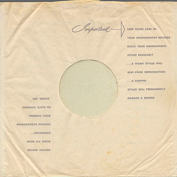The Beatles - Please Please Me (Parlophone PMC 1202) – cover, back side