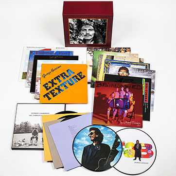 George Harrison - The Vinyl Collection (Universal 060255709027) – promo pictures of contents of the box