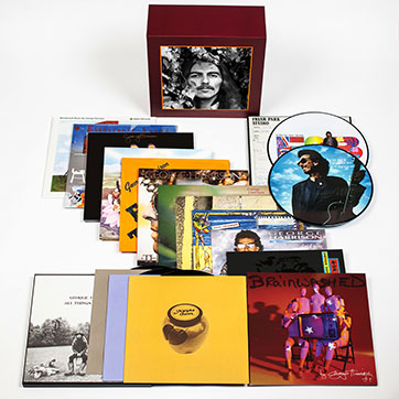 George Harrison - The Vinyl Collection (Universal 060255709027) – promo pictures of contents of the box