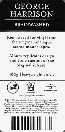 George Harrison - Wonderwall Music (Universal 0602557090307) – sticker