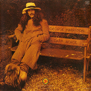 George Harrison - DARK HORSE (Apple PAS 10008) – gatefold cover, back side