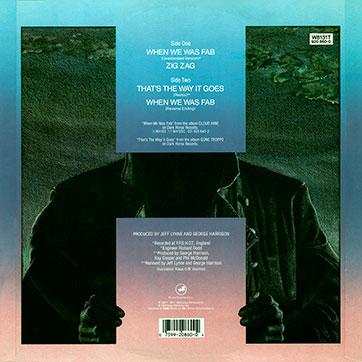 George Harrison - When We Was Fab (Dark Horse W 8131T) – sleeve, back side
