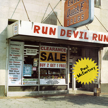 RUN DEVIL RUN LP by Parlophone (UK) – sleeve, front side
