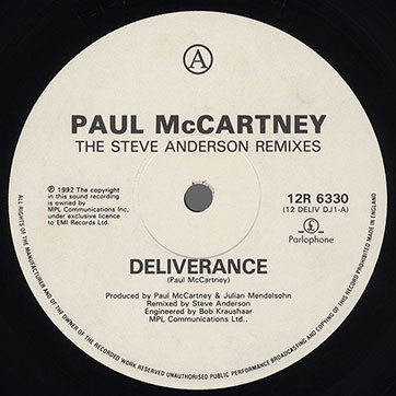 Paul McCartney and Wings – Maybe I'm Amazed [Mono and Stereo] (Hear Music HRM-34261-01) – label, side A