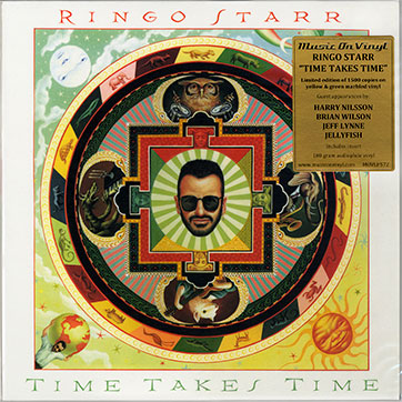 Ringo Starr - TIME TAKES TIME (Sony Music / Music On Vinyl MOVLP572 / 8719262016156) – cover in clear poly bag self adhesive with sticker on front side