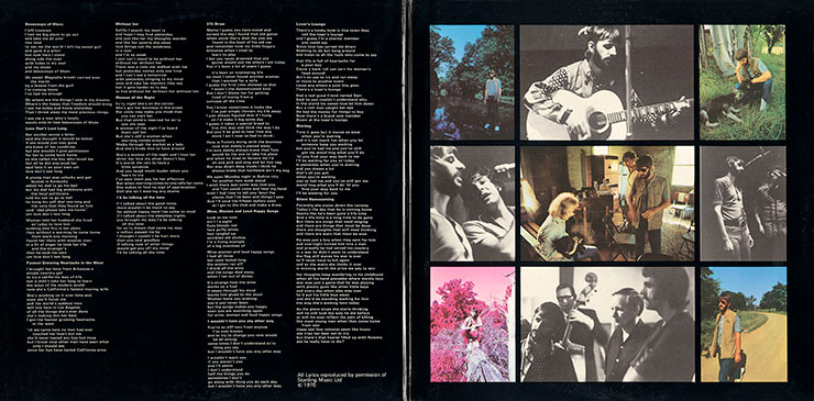 Ringo Starr - BEAUCOUPS OF BLUES (Apple PAS 10002) - gatefold cover (var. 1), inside spreade