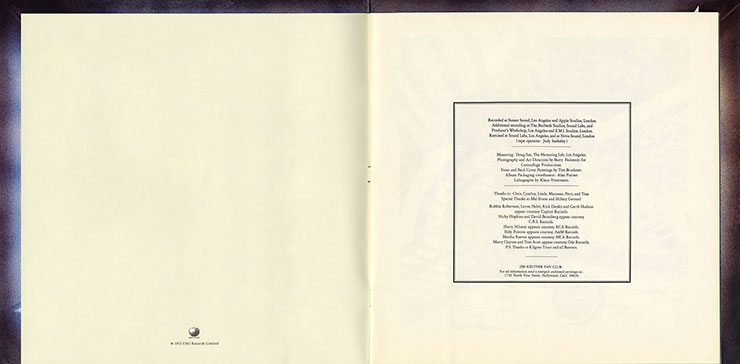 Ringo Starr - RINGO (Apple Records PCTC 252) – booklet (opening pages)