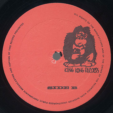 The Beatles - KUM BACK (King Kong Records 15A) – label, side 2
