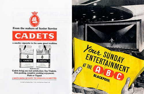 The Beatles - NIGHTS IN BLACKPOOL...LIVE (AVA Editions AVALP4E) − reproduction of the program, front and back sides