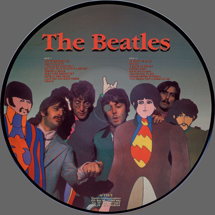 The Beatles - Thank Your Lucky Stars (Cosmic Communications LV 123) double picture disc set – PD 2, side D