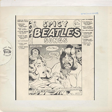 The Beatles - SPICY BEATLES SONGS (Trade Mark Of Quality MJ-543) – sleeve, back side