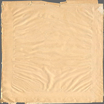 A special paper postal envelope for sound letter (back side) - специальный бумажный почтовый конверт для звукового письма (оборотная сторона)