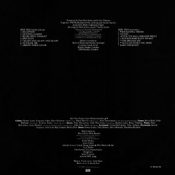 Wings - Back to the Egg (F 666.998) – inner sleeve, back side