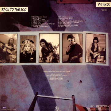 Wings - Back to the Egg (F 666.998) – cover, back side