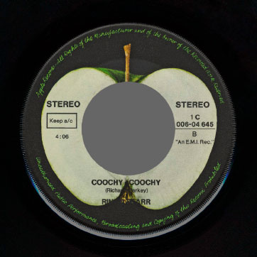 Ringo Starr − Beaucoups Of Blues / Coochy-Coochy (Apple 1C 006-04 645) - label, side B
