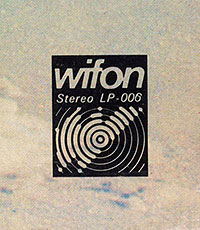 Wings - WINGS GREATEST (Wifon LP 006) – cover, front side (fragment, right lower corner) with the Wifon logo