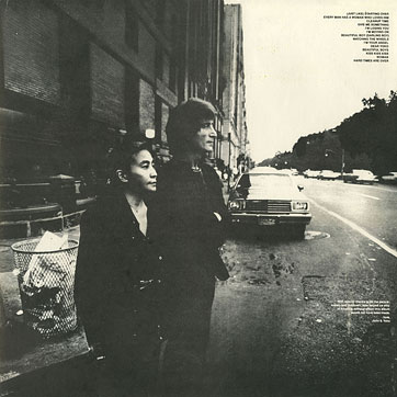 John Lennon and Yoko Ono - DOUBLE FANTASY (Santa AA 0003) – sleeve, back side ( var. A)