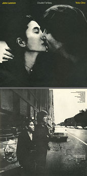 DOUBLE FANTASY LP (Russia) – color tint of the sleeve carrying var. A of the back side