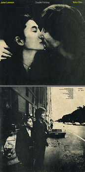 DOUBLE FANTASY LP (Russia) – color tint of the sleeve carrying var. B of the back side