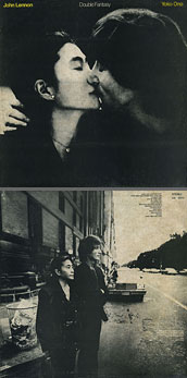 DOUBLE FANTASY LP (Russia) – color tint of the sleeve carrying var. b of the back side