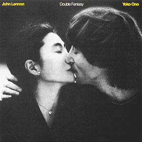 Original UK version of DOUBLE FANTASY LP by Geffen Records – sleeve, front side