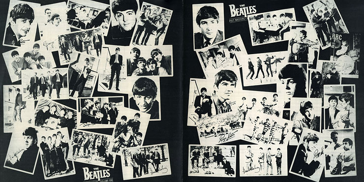 The Beatles - PAST MASTERS (Santa BM 0008) – wrap around inner picture sleeve