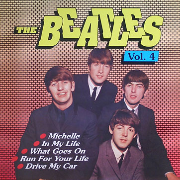 THE BEATLES VOL.4 LP by BRS (Germany) – sleeve (front side)