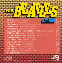 THE BEATLES VOL. 4 CD-edition by BRS (Germany) – digi-pack, back side