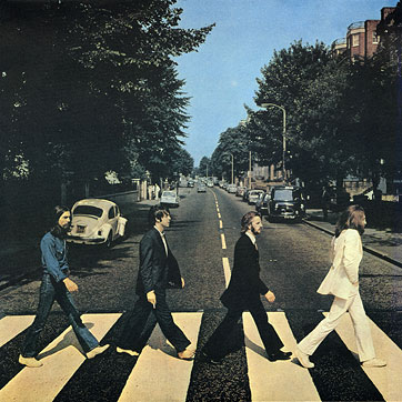 The Beatles - ABBEY ROAD (label unknown B 00001-2) – sleeve, front side