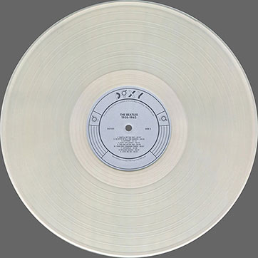 The Beatles – 1958-1962 [Box edition] (MiruMir Music Publishing / Doxy DOY011) – clear vinyl, side 1 with label var.1, side 2