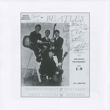 The Beatles – THIRTY WEEKS IN 1963 [Box edition] (Doxy Music DOY013) - booklet, page 16 (back side of the cover)