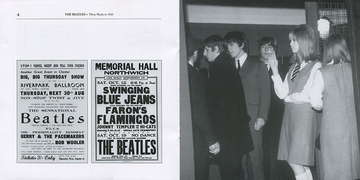 The Beatles – THIRTY WEEKS IN 1963 [Box edition] (Doxy Music DOY013) - booklet, pages 4-5