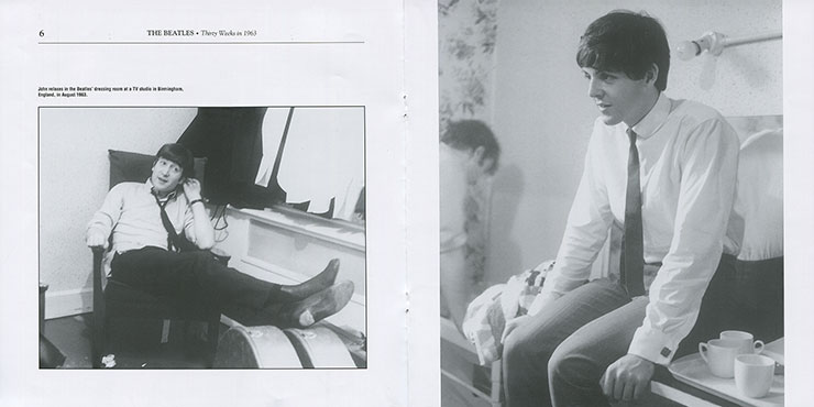 The Beatles – THIRTY WEEKS IN 1963 [Box edition] (Doxy Music DOY013) - booklet, pages 6-7