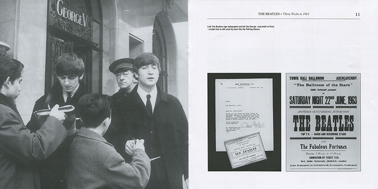 The Beatles – THIRTY WEEKS IN 1963 [Box edition] (Doxy Music DOY013) - booklet, pages 10-11