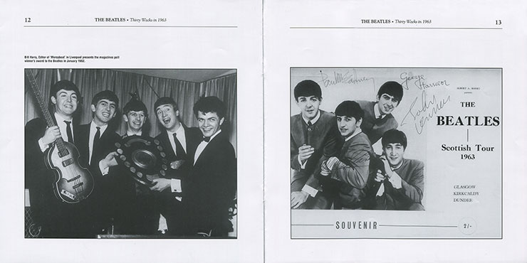 The Beatles – THIRTY WEEKS IN 1963 [Box edition] (Doxy Music DOY013) - booklet, pages 12-13