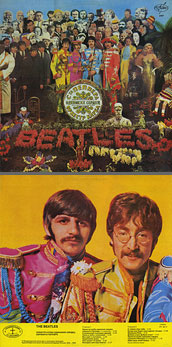 SGT. PEPPER'S LONELY HEARTS CLUB BAND (Antrop П91 00117) – color tint of the sleeve carrying var. A-1 of the back side