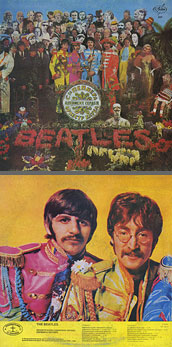 SGT. PEPPER'S LONELY HEARTS CLUB BAND (Antrop П91 00117) – color tint of the sleeve carrying var. A-2 of the back side