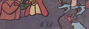 Битлз - ВОЛШЕБНОЕ ТАИНСТВЕННОЕ ПУТЕШЕСТВИЕ. ЖЁЛТАЯ СУБМАРИНА (АнТроп П91 00135) – фрагмент нижней части оборотной стороны разворотной обложки, где от руки указана магазинная цена этого двойного альбома