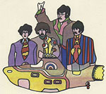 The Beatles – MAGICAL MYSTERY TOUR. YELLOW SUBMARINE (AnTrop П91 00135) – image of the submarine (looks left) 