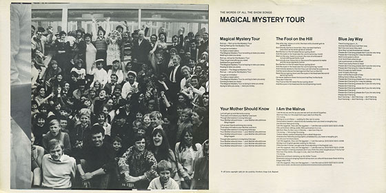 MAGICAL MYSTERY TOUR LP by Capitol (USA) – album, inside with booklet