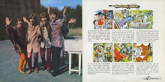 MAGICAL MYSTERY TOUR LP by Capitol (USA) – booklet, pages 10-11