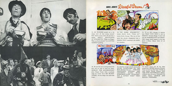 MAGICAL MYSTERY TOUR LP by Capitol (USA) – booklet, pages 18-19