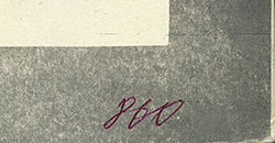 СТРАНСТВУЮЩИЕ УИЛБEРИЗ (АнТроп П91 00223) – фрагмент оборотной стороны обложки, где от руки указана магазинная цена альбома 235 руб.